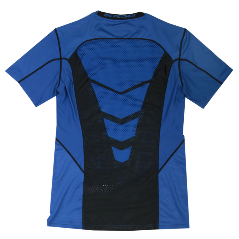 мужская синяя футболка Nike Hypercool FTTD 636155-480 - цена, описание, фото 2